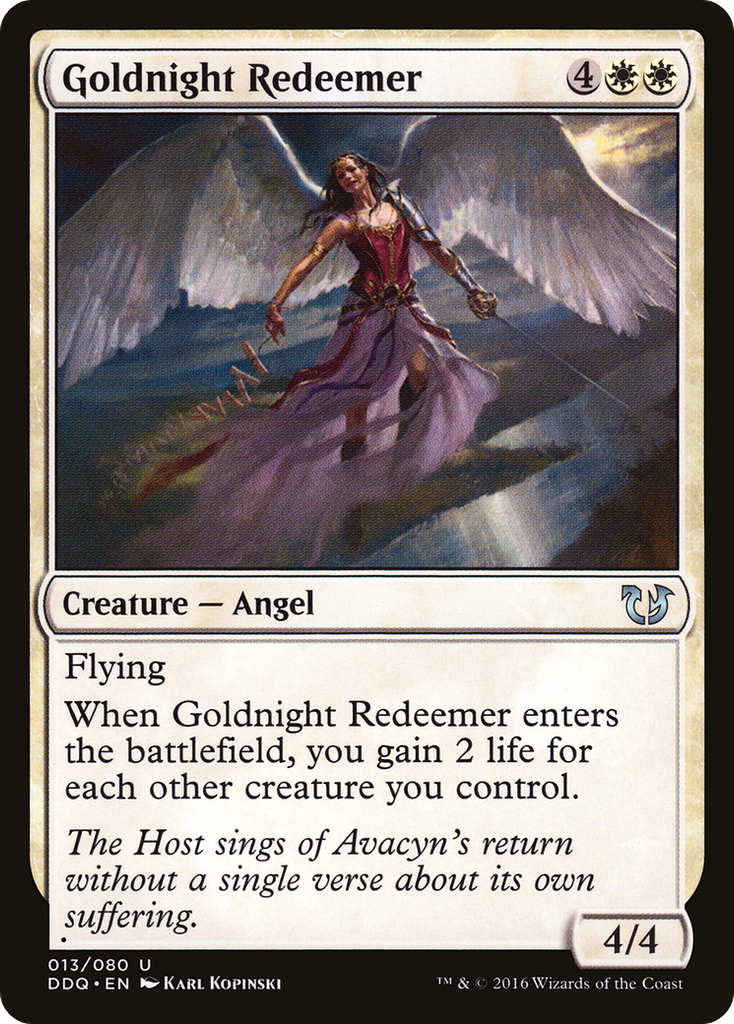 Magic: The Gathering - Goldnight Redeemer - Duel Decks: Blessed vs. Cursed