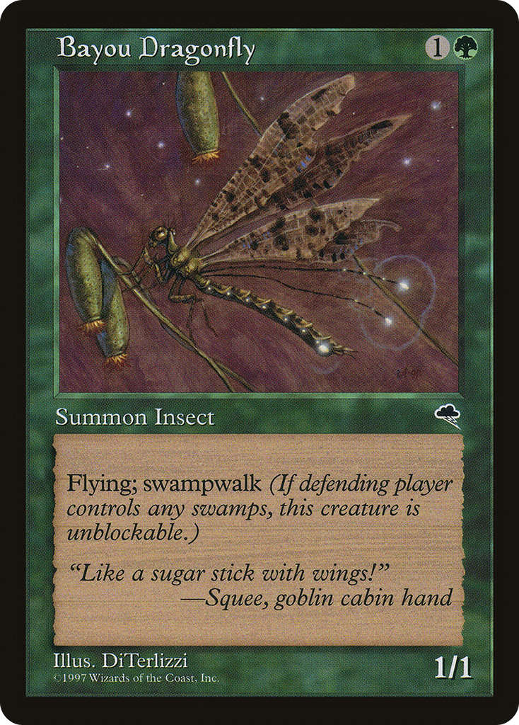 Magic: The Gathering - Bayou Dragonfly - Tempest