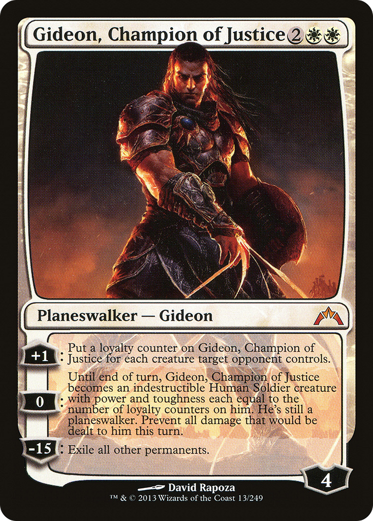 Magic: The Gathering - Gideon, Champion of Justice - Gatecrash