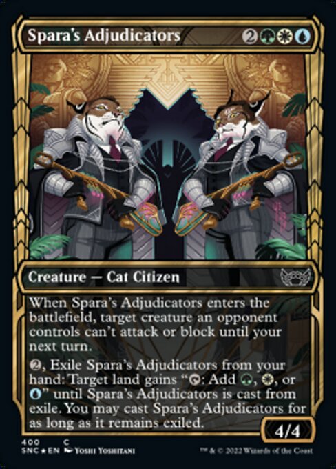 Magic the Gathering - Spara's Adjudicators Foil - Streets of New Capenna