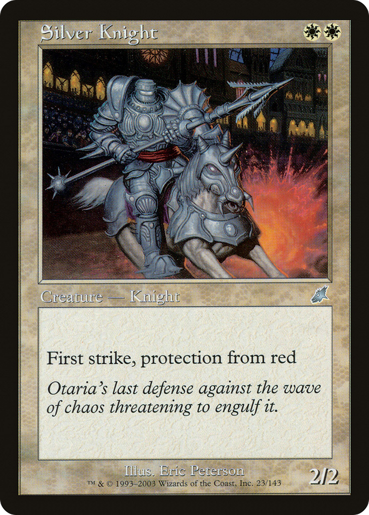 Magic: The Gathering - Silver Knight - Scourge