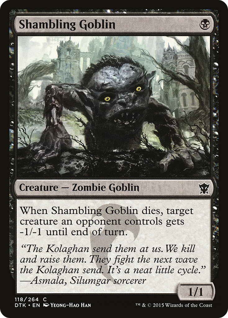 Magic: The Gathering - Shambling Goblin - Dragons of Tarkir