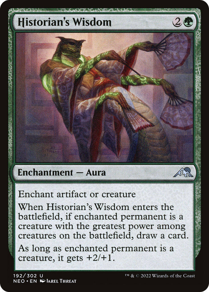 Magic: The Gathering - Historian's Wisdom - Kamigawa: Neon Dynasty