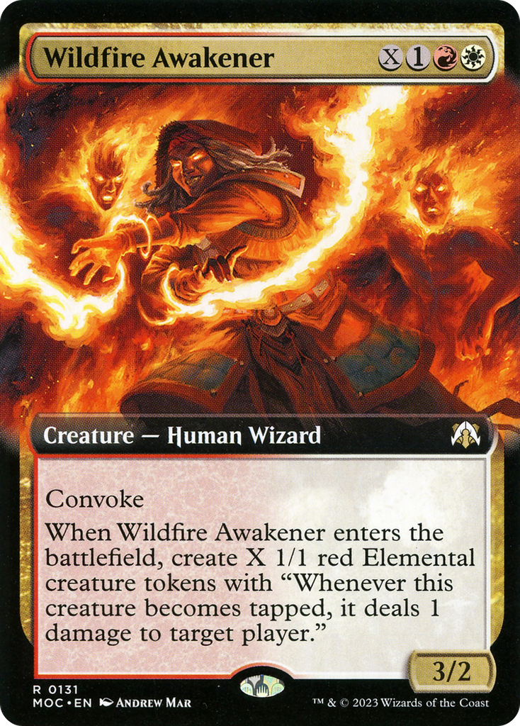 Magic: The Gathering - Wildfire Awakener Foil - March of the Machine Commander