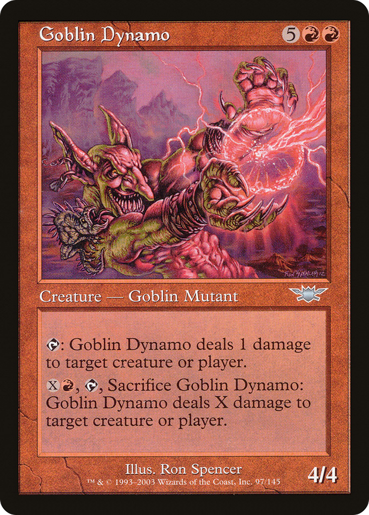Magic: The Gathering - Goblin Dynamo - Legions