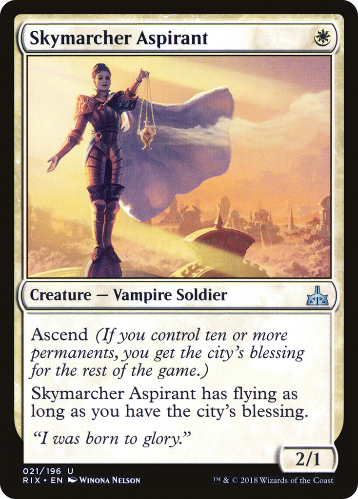 Magic: The Gathering - Skymarcher Aspirant - Rivals of Ixalan