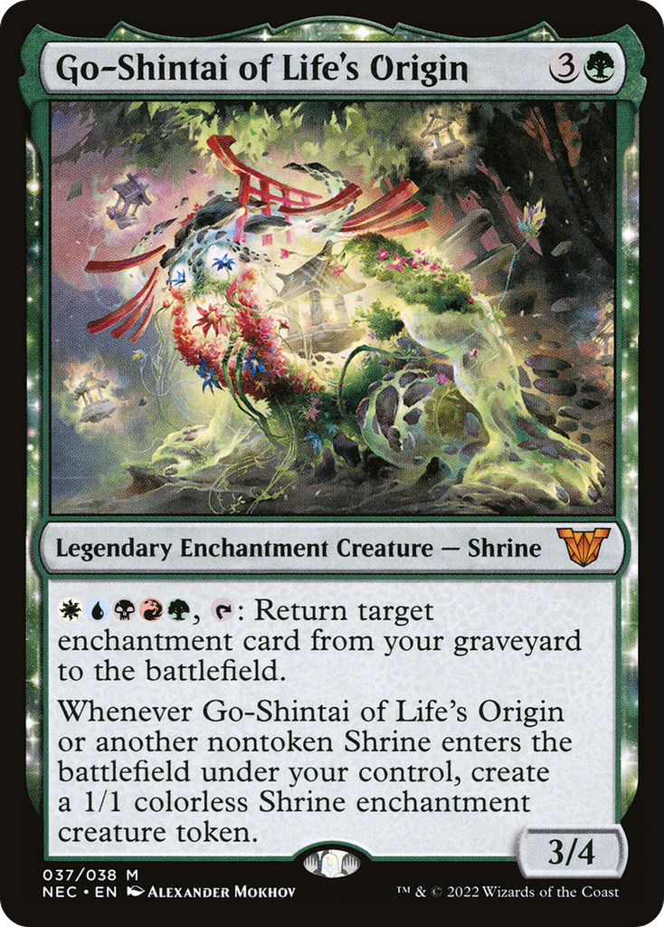 Magic: The Gathering - Go-Shintai of Life's Origin Foil - Neon Dynasty Commander