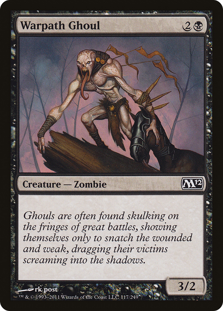 Magic: The Gathering - Warpath Ghoul - Magic 2012