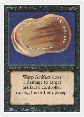 Magic: The Gathering - Warp Artifact - Revised Edition