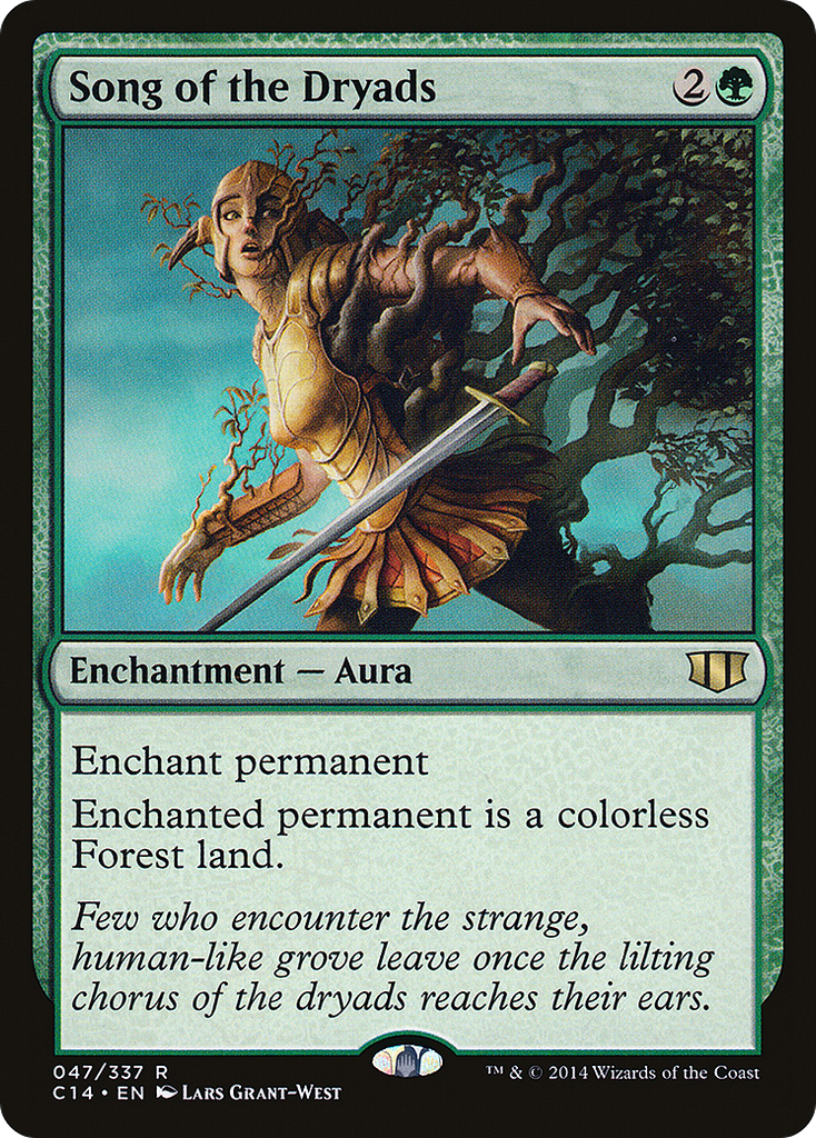 Magic: The Gathering - Song of the Dryads - Commander 2014