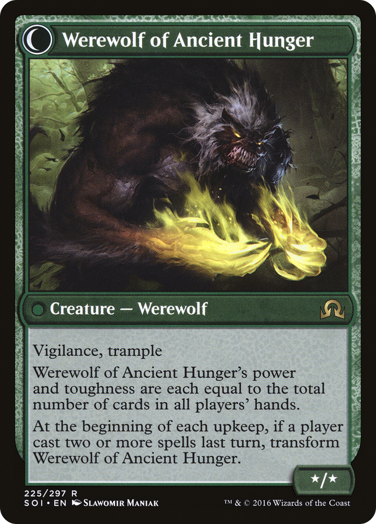 Magic: The Gathering - Sage of Ancient Lore // Werewolf of Ancient Hunger - Shadows over Innistrad