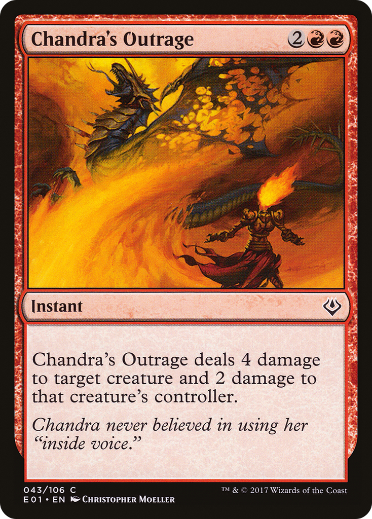 Magic: The Gathering - Chandra's Outrage - Archenemy: Nicol Bolas