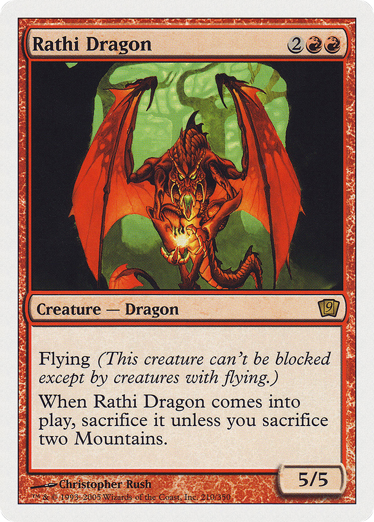 Magic: The Gathering - Rathi Dragon - Ninth Edition