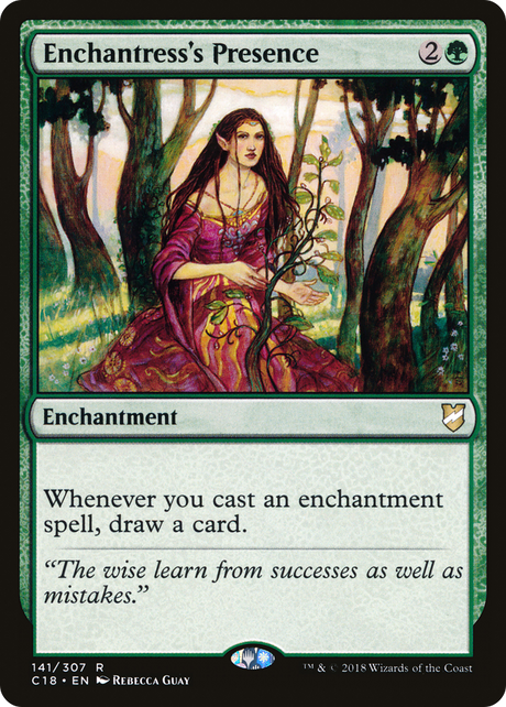 Magic: The Gathering - Enchantress's Presence - Commander 2018