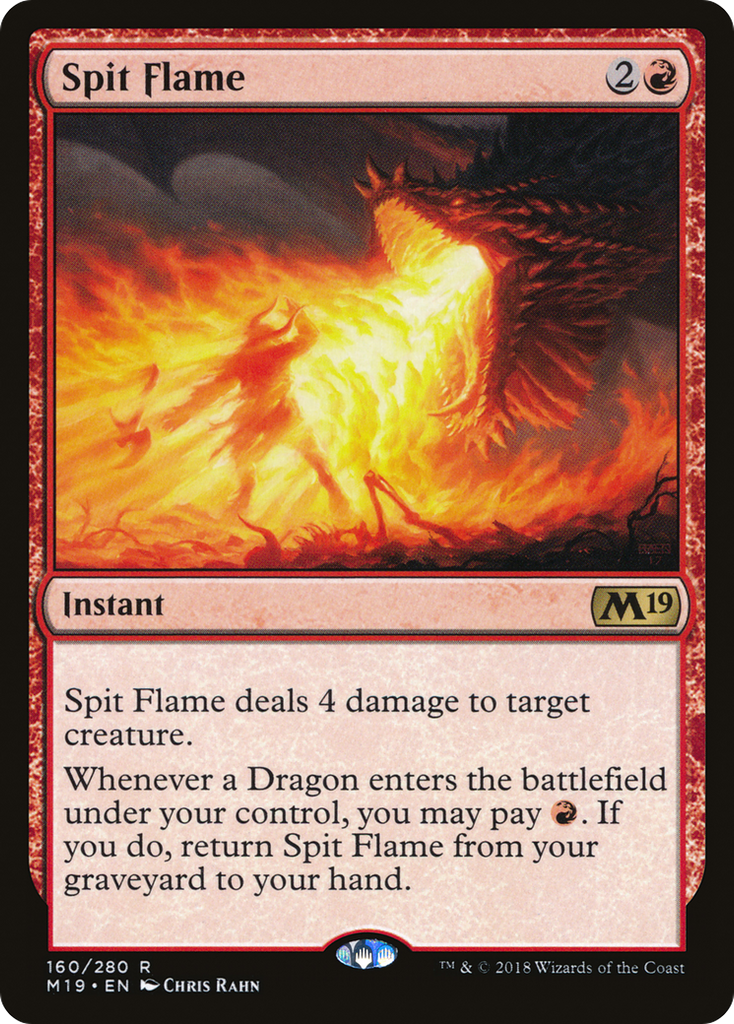 Magic: The Gathering - Spit Flame - Core Set 2019