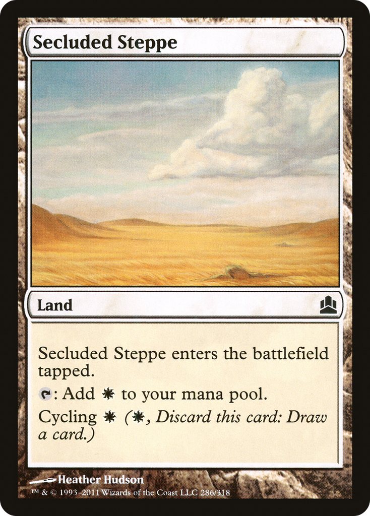 Magic: The Gathering - Secluded Steppe - Commander 2011