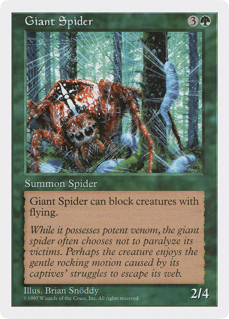 Magic: The Gathering - Giant Spider - Fifth Edition