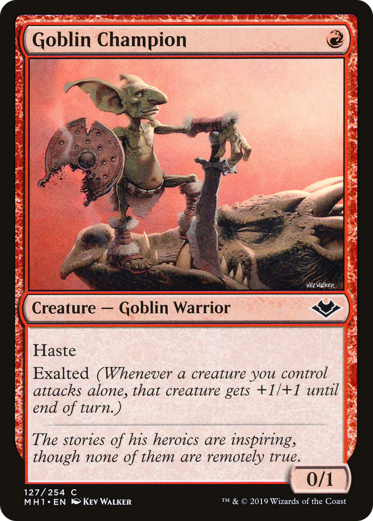 Magic: The Gathering - Goblin Champion Foil - Modern Horizons