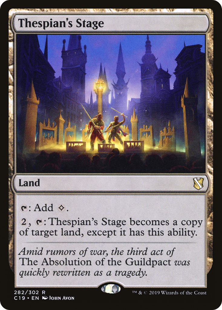 Magic: The Gathering - Thespian's Stage - Commander 2019