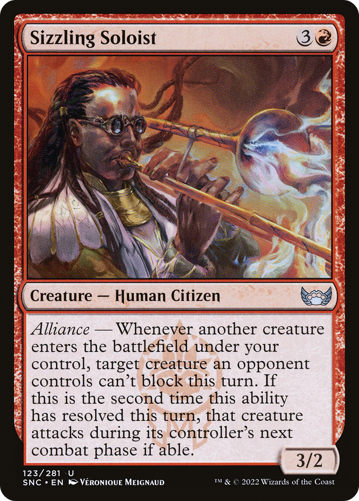 Magic: The Gathering - Sizzling Soloist Foil - Streets of New Capenna