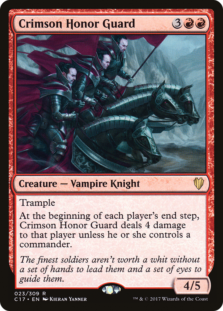 Magic: The Gathering - Crimson Honor Guard - Commander 2017