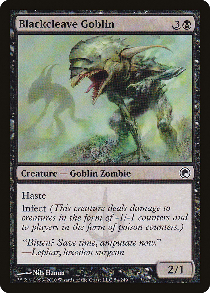 Magic: The Gathering - Blackcleave Goblin - Scars of Mirrodin