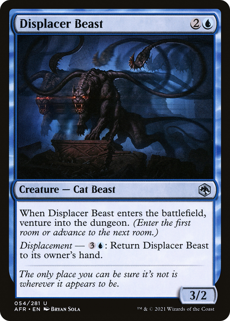 Magic: The Gathering - Displacer Beast - Adventures in the Forgotten Realms