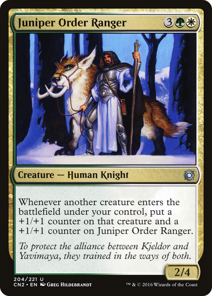Magic: The Gathering - Juniper Order Ranger - Conspiracy: Take the Crown