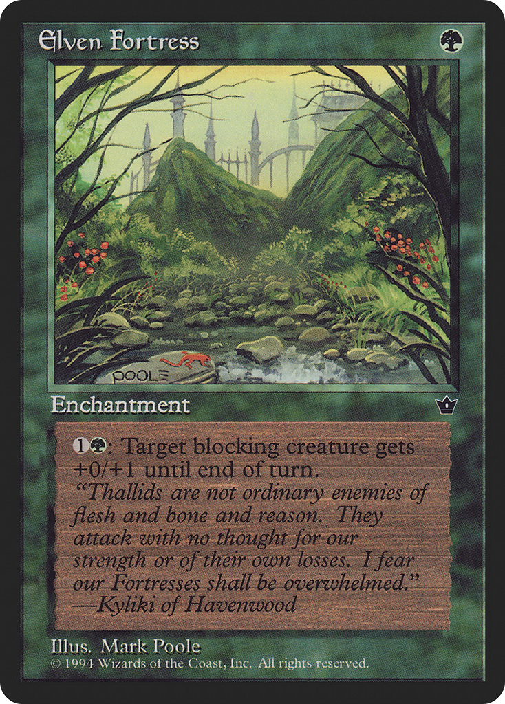 Magic: The Gathering - Elven Fortress - Fallen Empires