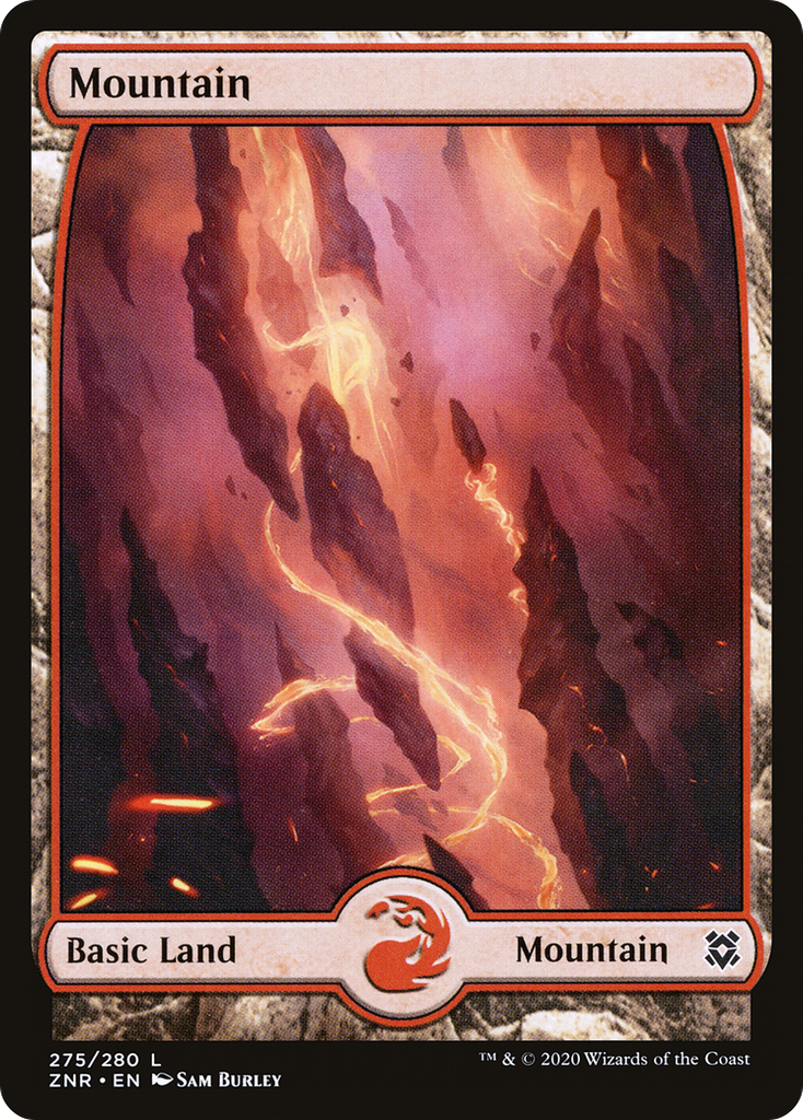 Magic: The Gathering - Mountain #275 Foil - Zendikar Rising