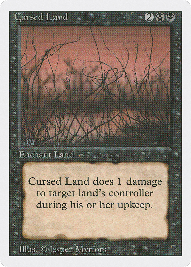 Magic: The Gathering - Cursed Land - Revised Edition