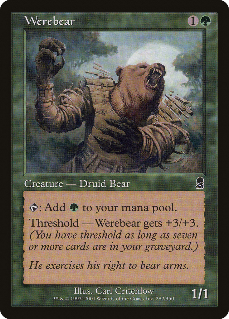 Magic: The Gathering - Werebear - Odyssey