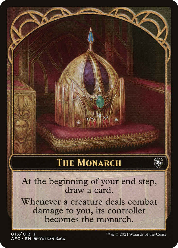 Magic: The Gathering - The Monarch - Forgotten Realms Commander Tokens