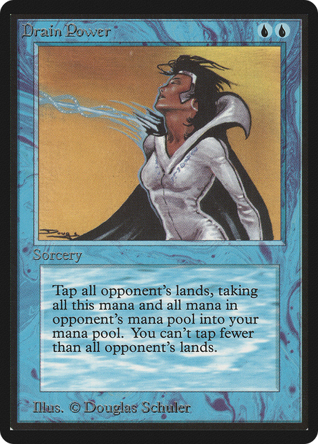 Magic: The Gathering - Drain Power - Limited Edition Beta
