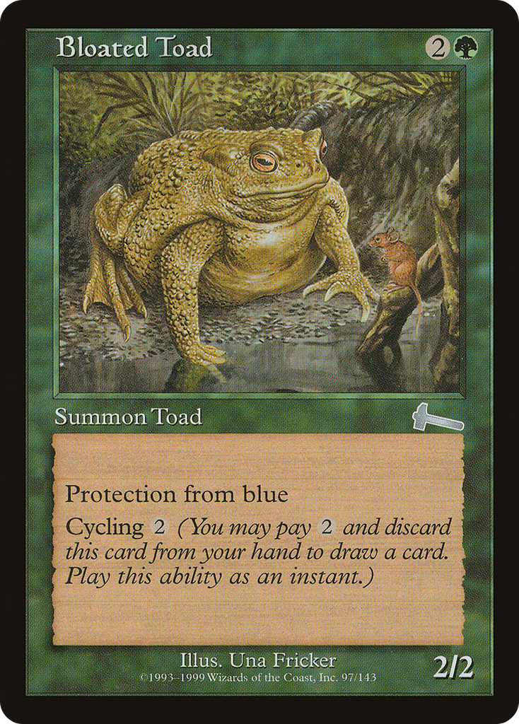 Magic: The Gathering - Bloated Toad - Urza's Legacy