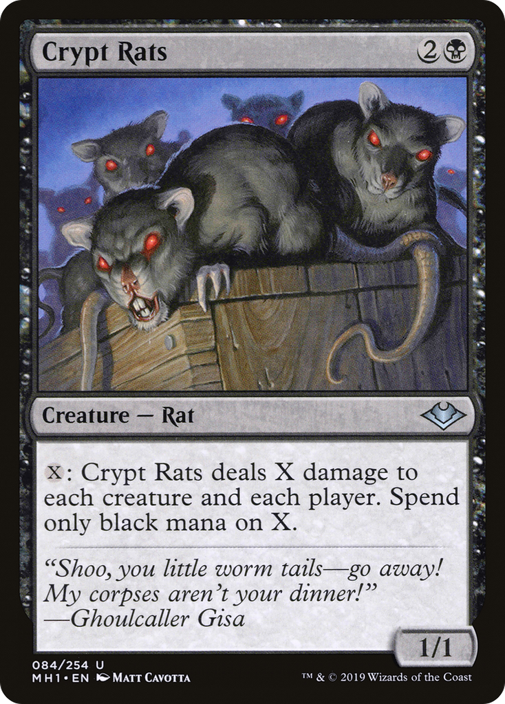 Magic: The Gathering - Crypt Rats - Modern Horizons