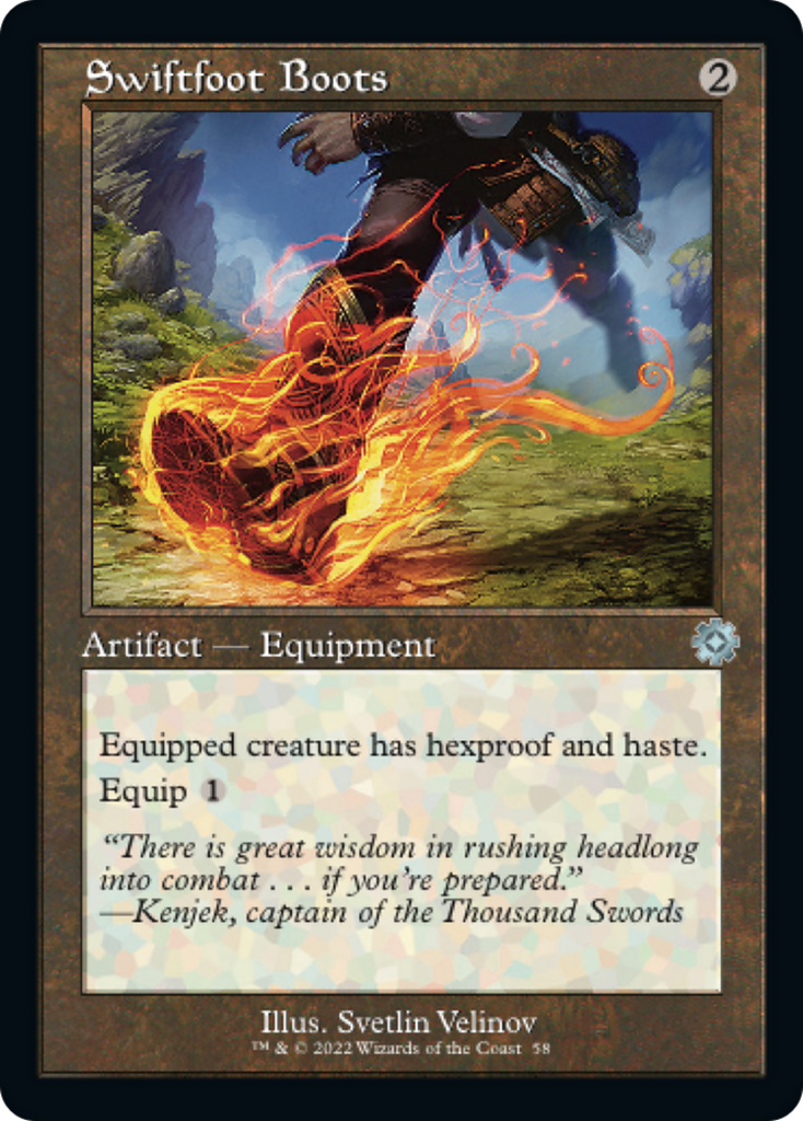 Magic: The Gathering - Swiftfoot Boots - The Brothers' War Retro Artifacts