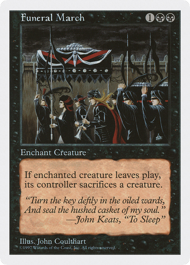 Magic: The Gathering - Funeral March - Fifth Edition