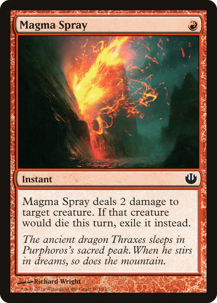 Magic: The Gathering - Magma Spray - Journey into Nyx