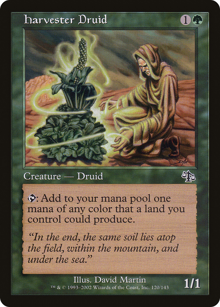 Magic: The Gathering - Harvester Druid - Judgment