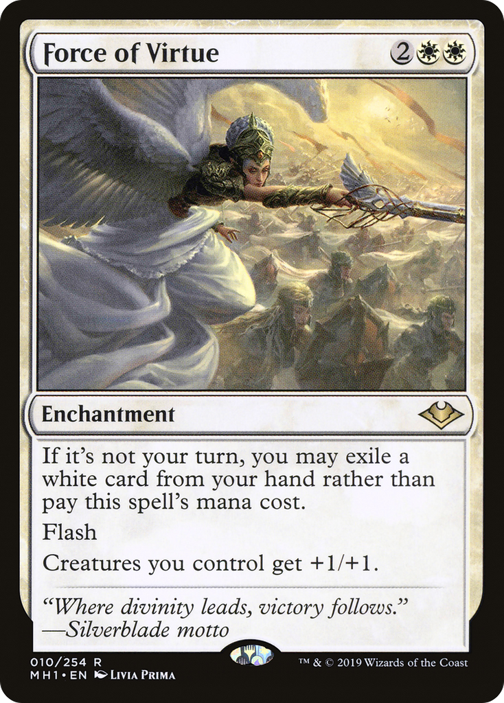 Magic: The Gathering - Force of Virtue Foil - Modern Horizons