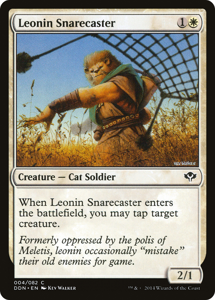 Magic: The Gathering - Leonin Snarecaster - Duel Decks: Speed vs. Cunning