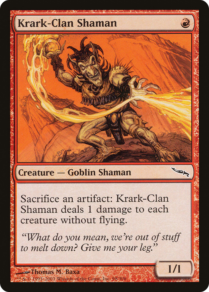 Magic: The Gathering - Krark-Clan Shaman - Mirrodin