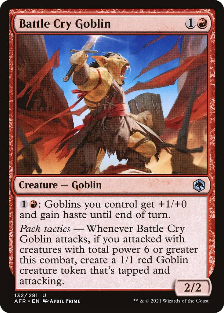Magic: The Gathering - Battle Cry Goblin - Adventures in the Forgotten Realms