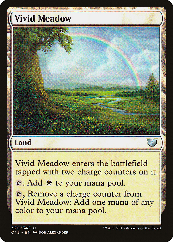 Magic: The Gathering - Vivid Meadow - Commander 2015