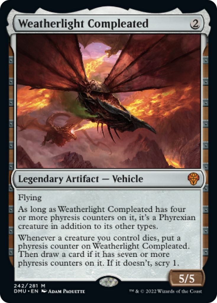 Magic: The Gathering - Weatherlight Compleated Foil - Dominaria United