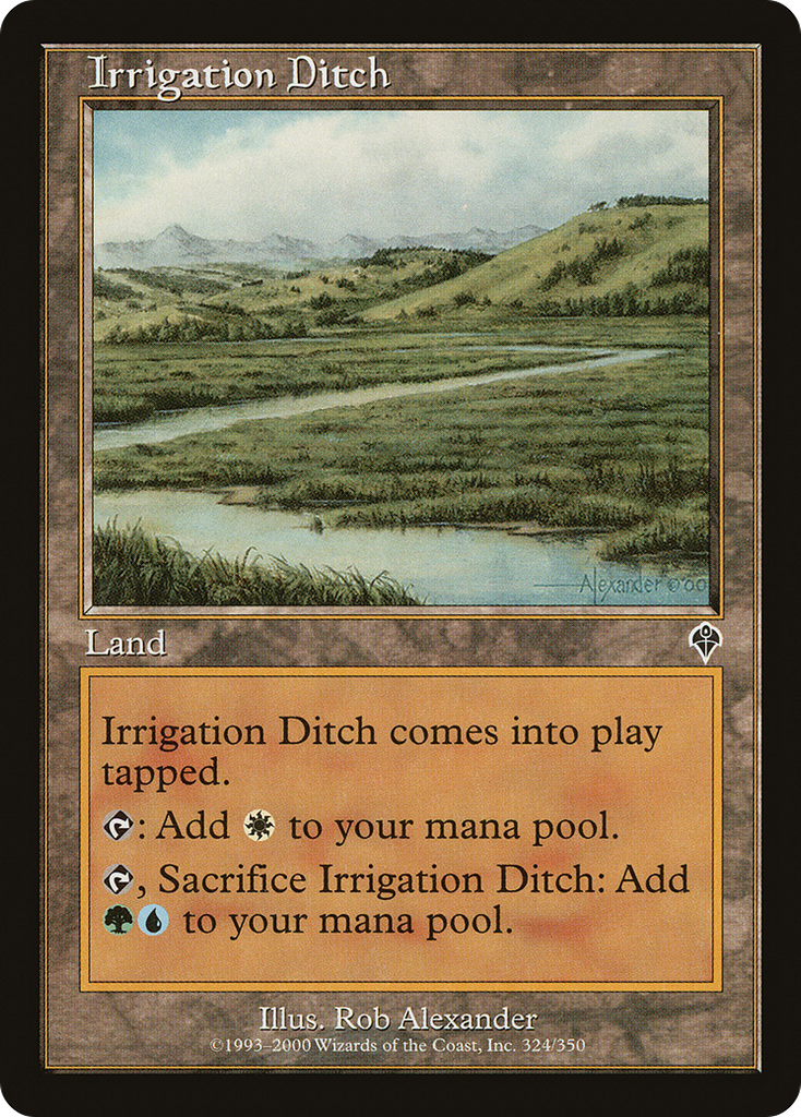 Magic: The Gathering - Irrigation Ditch - Invasion