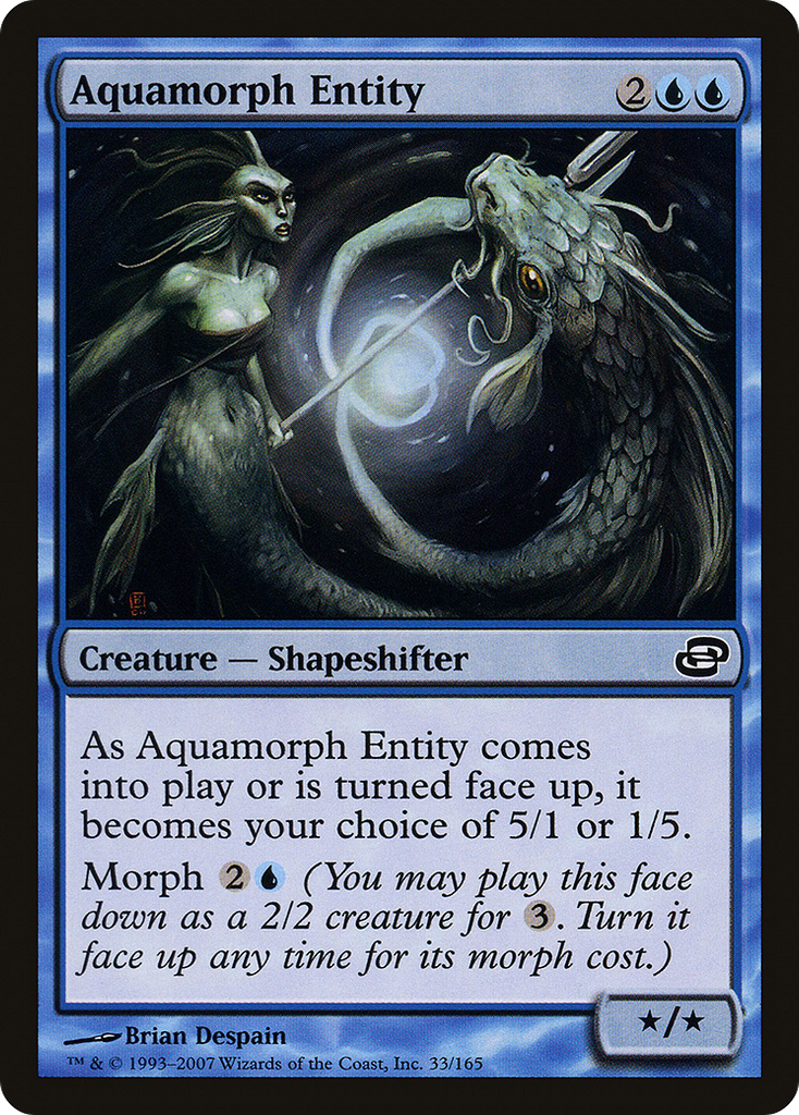 Magic: The Gathering - Aquamorph Entity - Planar Chaos