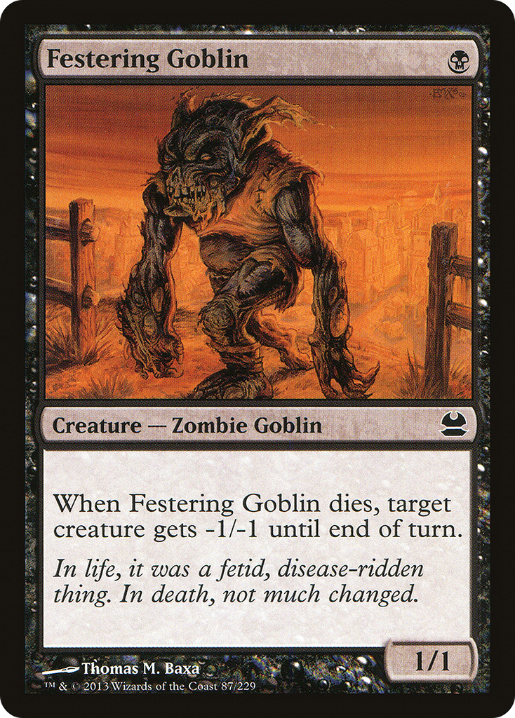 Magic: The Gathering - Festering Goblin - Modern Masters