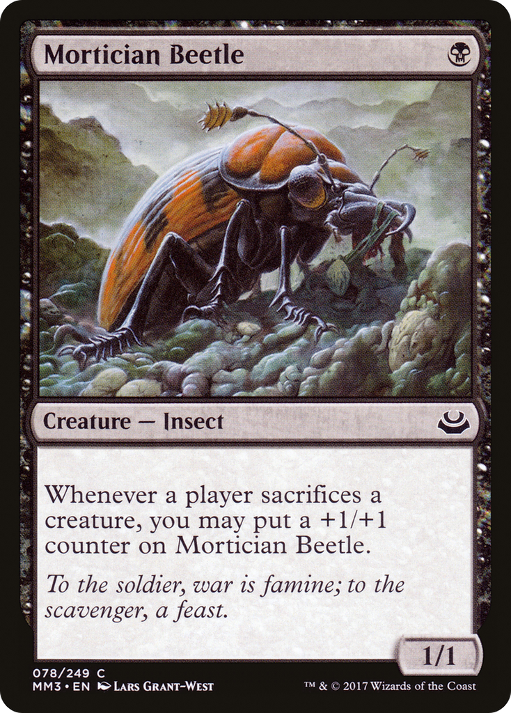Magic: The Gathering - Mortician Beetle - Modern Masters 2017